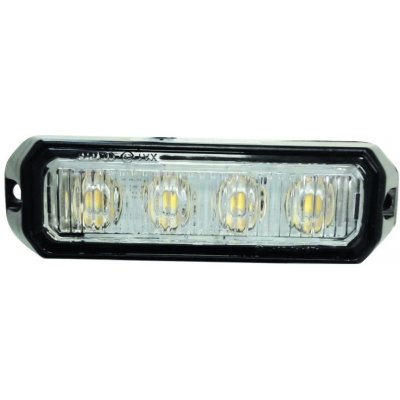 TT TECHNOLOGY Výstražný strobo maják, oranžový, 4LED, 12-24V | Zboží Auto
