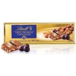 Lindt Zlatá tabulka mléčná s oříšky a rozinkami 300 g – Zboží Dáma