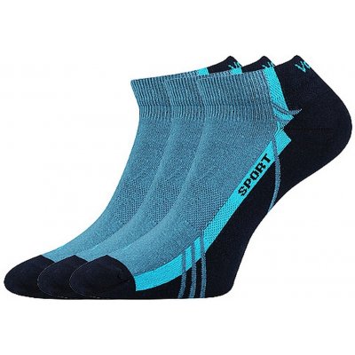 VoXX PINAS sportovní ponožky 3 páry Modrá – Zboží Mobilmania