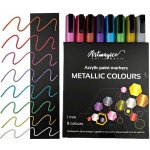 Artmagico akrylové popisovače metalické 8 ks 80494 – Zboží Živě