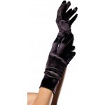 Wrist Length Satin Gloves DE saténové rukavice černé – Zboží Mobilmania