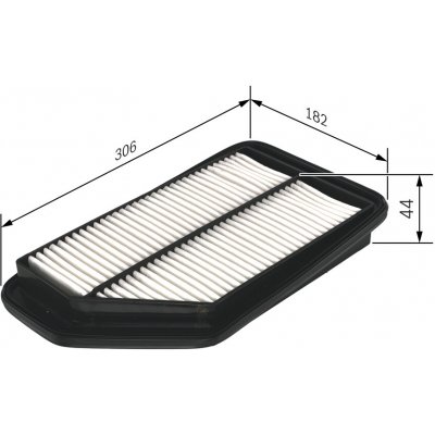 Vzduchový filtr BOSCH F 026 400 160 (F026400160) – Hledejceny.cz