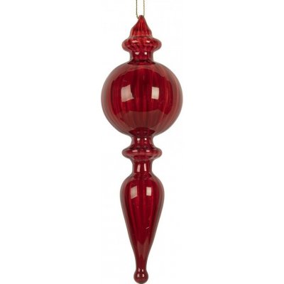 Clayre & Eef Vánoční skleněná ozdoba baňka Ø 5*17 cm – Hledejceny.cz