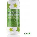 T-TOMI Bambusová osuška green stars / zelené hvězdičky – Zboží Dáma