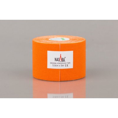 Nasara tejp oranžová 5 cm x 5 m – Zboží Dáma