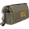 Army a lovecké tašky Rothco Messenger Canvas Classic Military stencil olivová 15 l