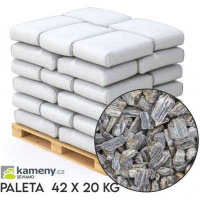 Kameny.cz Kamenná kůra (rula) – mrazuvzdorný okrasný kámen do zahrady Vybere si velikost: Střední, Vyberte balení: Paleta - 42 x 20 kg - DOPRAVA ZDARMA – Zboží Dáma