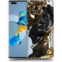 Picasee silikonové Huawei Mate 40 Pro - Black Gold čiré