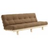 Postel Karup sofa LEAN natural přírodní + futon mocca 755