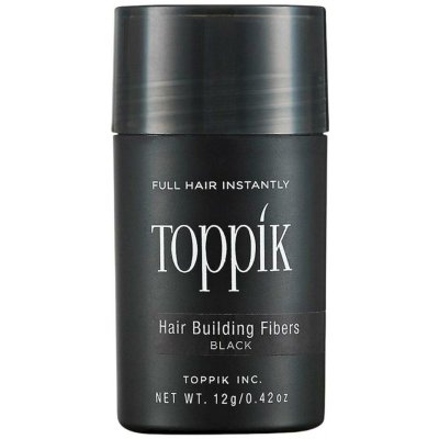 Toppik Hair Building Fibers Zahušťovací vlákna na vlasy a vousy Černá 27 g – Zboží Mobilmania