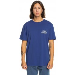 Quiksilver LINE BY LINE MONACO BLUE pánské tričko s krátkým rukávem