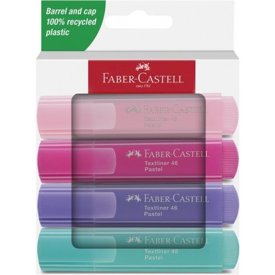 Faber Castell Textliner 1546 4 ks Pastel – Hledejceny.cz