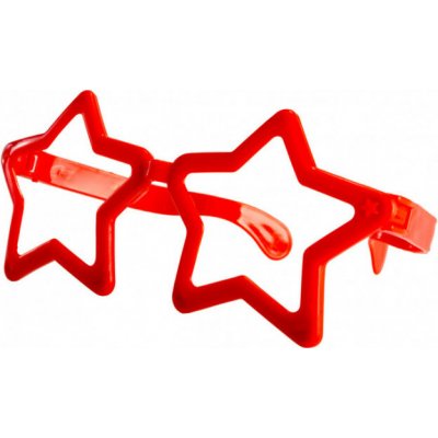 Carnival Toys Maxi brýle plastové hvězda – Zboží Dáma