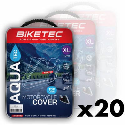 BIKETEC AQUATEC pro motocykl s prostorem na zadní kufr barva černá/šedý S 20ks – Zbozi.Blesk.cz