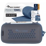Sea To Summit ručník Pocket Towel tyrkysová: Large 60 x 120 cm – Zboží Dáma