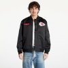 Pánská bunda Mitchell & Ness NFL Team Leader Satin Vintage Logo Chiefs Bomber Black