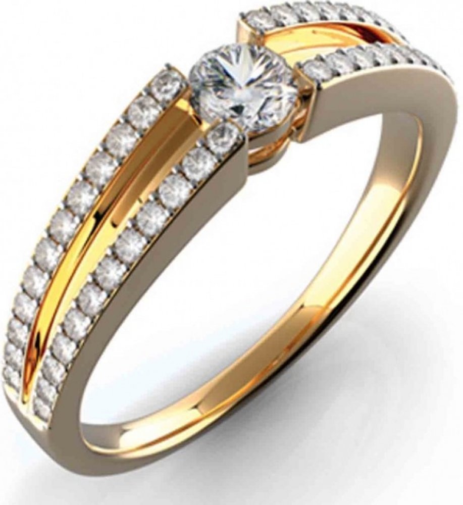 Gems Diamonds zásnubní diamantový prsten s diamanty žluté zlato 3810427 |  Srovnanicen.cz