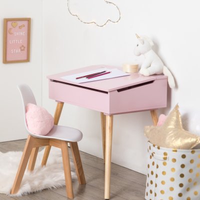 Atmosphera stolek s ůložným prostorem růžový – Zboží Mobilmania