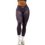 NEBBIA Tvarujíci bezešvé maximum push-up legíny FLOW SEAMLESS 497 DARK GREY – Zboží Mobilmania