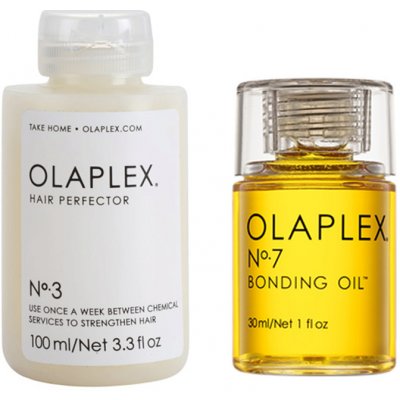 Olaplex No. 3 Ošetřující péče pro vlasy 100 ml + No. 7 Bonding Oil 30 ml dárková sada – Zboží Mobilmania