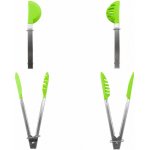 xcena Silikonové nerezové kuchyňské kleště 22 cm – Zboží Dáma