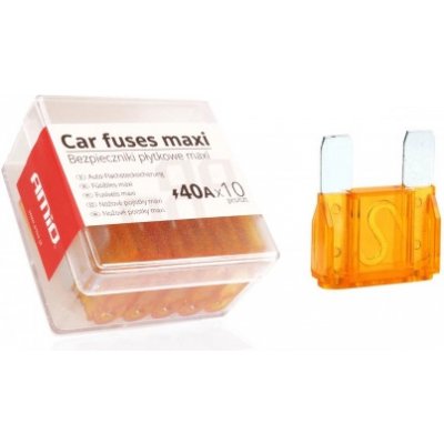 AMIO autopojistky MAXI pouzdro 10ks 40A – Hledejceny.cz