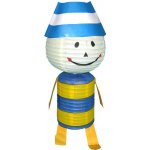 Wiky Lampion krčený harmonika panáček 30x68 cm na žárovku papírový 8373 – Zboží Dáma