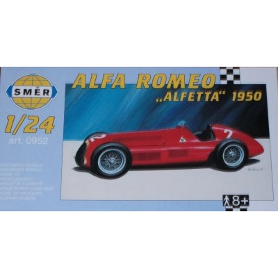 Směr Model Alfa Romeo Alfetta 1950 17 2x6 5cm v krabici 25x14 5x4 5cm 1 : 24 1:24 – Zbozi.Blesk.cz