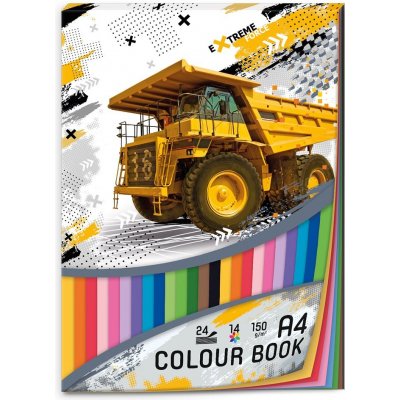 Blok barevných papírů A4 Extra Force 1703-0333