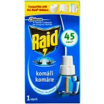 Raid elektrický odpařovač s eukalyptovým olejem proti komárům náhradní náplň 45 nocí 27 ml – Hledejceny.cz