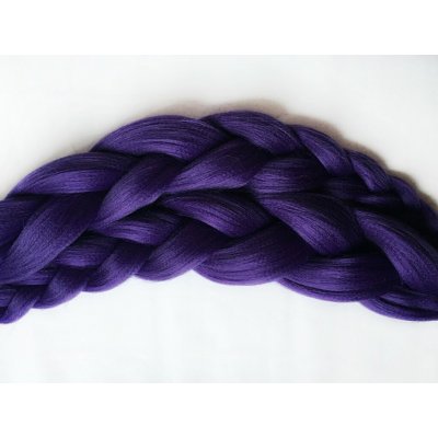Kanekalon EZ Braid - II. jakost - VÝPRODEJ Barva: PURPLE (cold purple, fialový) – Hledejceny.cz