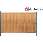 Plastová výplň do drátěných 3D plotů / 123 x 250 cm Barva: béžová, Velikost: 123 x 250 cm – Sleviste.cz