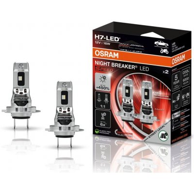 Osram 12V H7 NightBreaker LED SPEED 2. GENERACE, OSRAM, set 2ks – Zboží Mobilmania