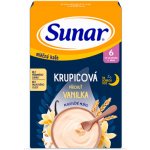 Sunar Mléčná krupicová kaše na dobrou noc vanilková 210 g – Zbozi.Blesk.cz