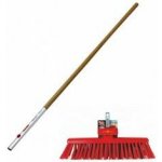 Wolf Garten 71AAM008650 Smeták velký šíře 37 cm silné dlouhé štětiny s násadou ZM 140 – Hledejceny.cz