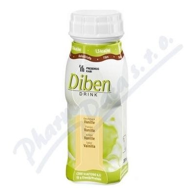 DIBEN DRINK PŘÍCHUŤ VANILKOVÁ POR SOL 4X200ML – Hledejceny.cz