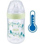 Nuk Nature Sense láhev s kontrolou teploty zelená 260ml – Sleviste.cz