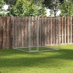 vidaXL Venkovní psí kotec 193 x 193 x 185 cm – Sleviste.cz