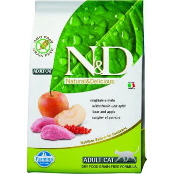N&D GF Cat Adult Boar & Apple 10 kg