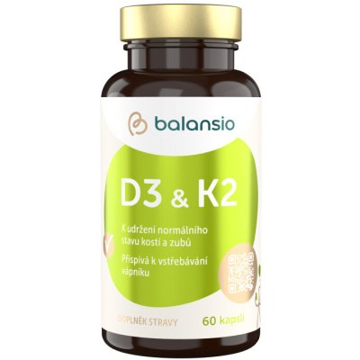 Balansio D3 & K2 60 kapslí – Hledejceny.cz