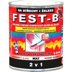 Barvy a laky Hostivař FEST B FESTB S2141-0280 HNĚDÝ 12 KG