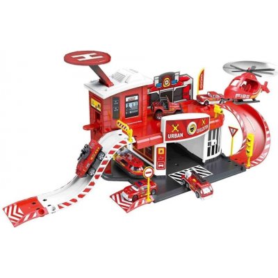 Bavytoy Hasičská stanice se 2 auty a vrtulníkem BV0556 – Zboží Dáma