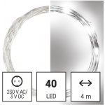 Emos D3AC02 LED vánoční nano řetěz stříbrný – Hledejceny.cz