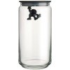 Dóza na potraviny Alessi Kuchyňská dóza Gianni Little Man black 1400 ml