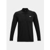 Pánské sportovní tričko Under Armour tričko UA Seamless 1/2 Zip Black