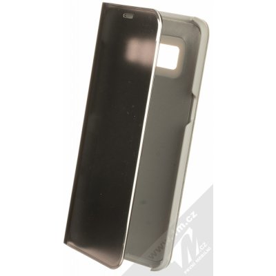 Pouzdro 1Mcz Clear View Square flipové Samsung Galaxy S8 stříbrné – Zboží Mobilmania