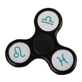 Fidget spinner s LED osvětlením černý