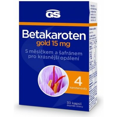 GS Betakaroten gold 15 mg 30 kapslí – Hledejceny.cz