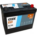 Exide Start-Stop EFB 12V 75Ah 750A EL754 – Sleviste.cz