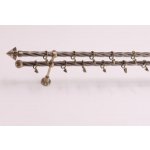 GAROL Hrot dvojitá kovová twister garnýž mosaz 500 cm – Sleviste.cz